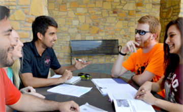 Students chatting